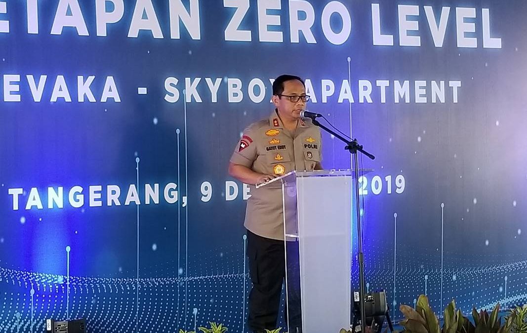 Kapolda Metro Jaya Hadiri Penetapan Zero Level Apartemen